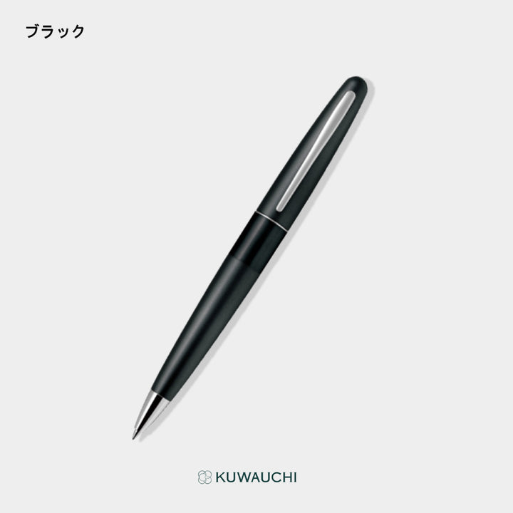 パイロット ボールペン「コクーン」(BCO-150R)ブラック全体像です。