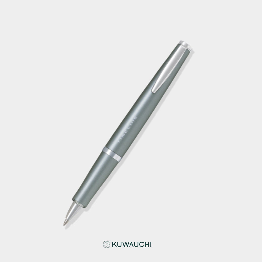パイロット　ボールペン　タイムライン　FUTURE（ BTL-5SR）チタングレー全体像です。