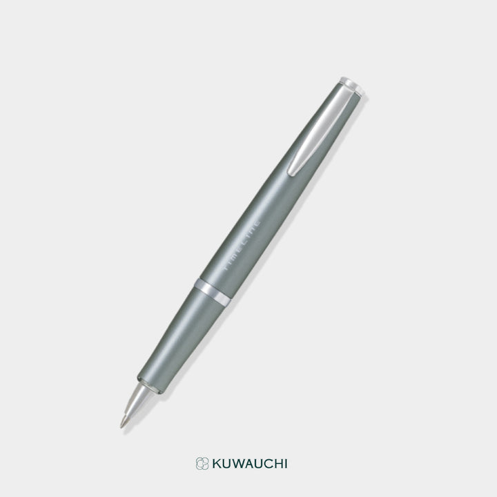 パイロット　ボールペン　タイムライン　FUTURE（ BTL-5SR）チタングレー全体像です。