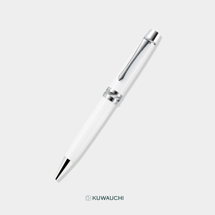 パイロット　ボールペン　カスタムヘリテイジＣＲ（BKVH-2MR）パールホワイト全体像です。