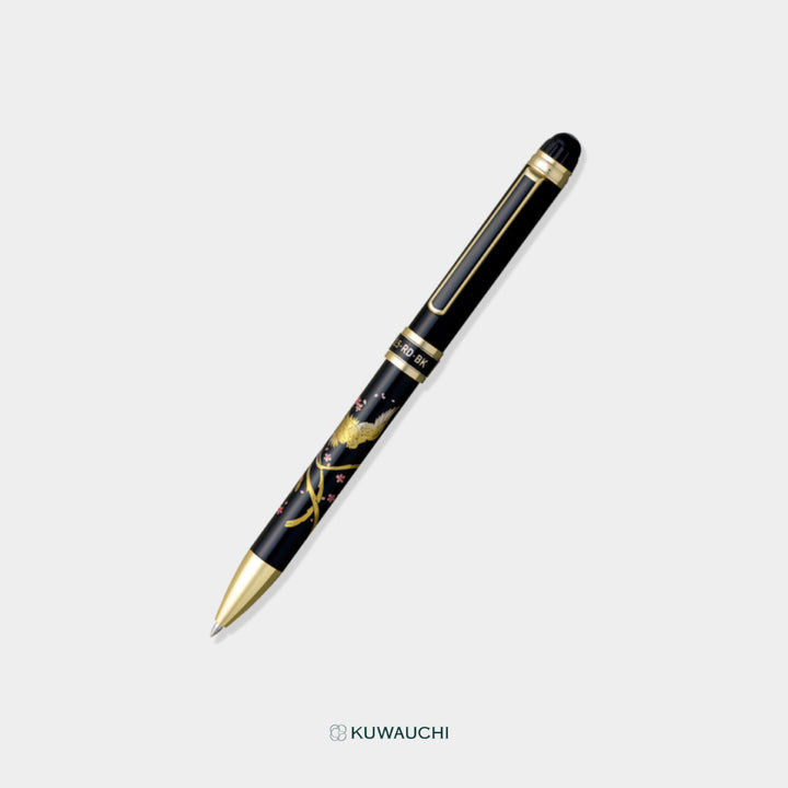 プラチナ万年筆 ダブルアクション「近代蒔絵」多機能ボールペン鳳凰　全体像です。