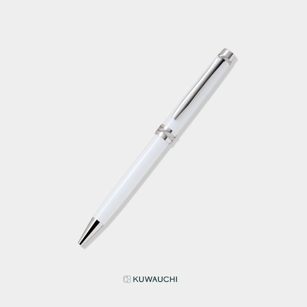 パイロット　ボールペン　グランセＣＲ（ BGRC-18SR）パールホワイト全体像です。