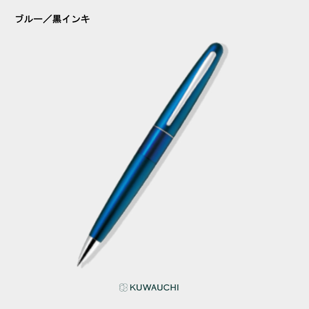 パイロット ボールペン「コクーン」(BCO-150R)ブルー全体像です。