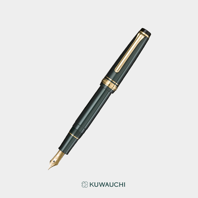 セーラー万年筆　 SHIKIORI ―四季織― 雪月空葉 万年筆 中細字「万葉」全体像です。