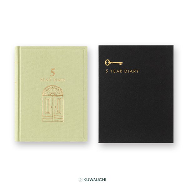 5年連用日記 扉 ミニ　ケース付きです。