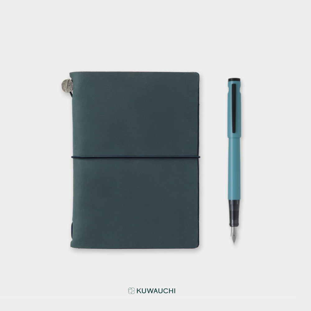 手帳（ブルー）×ペン（ターコイズ）