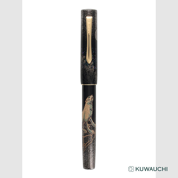 【限定品】Namiki 万年筆「狼月」Wolf Moom全体像です。
