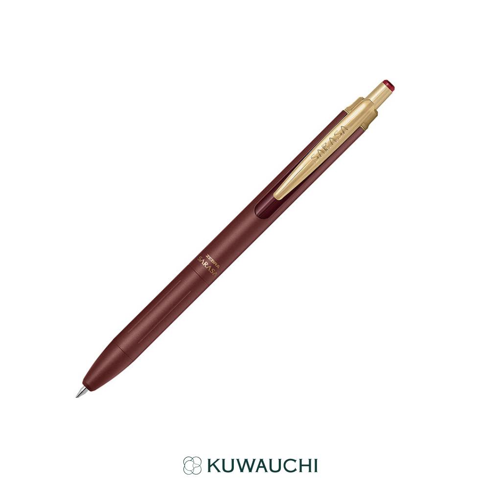 ゼブラ　 ジェルボールペン　サラサグランド0.5ｍｍ　レッドブラック全体像です。