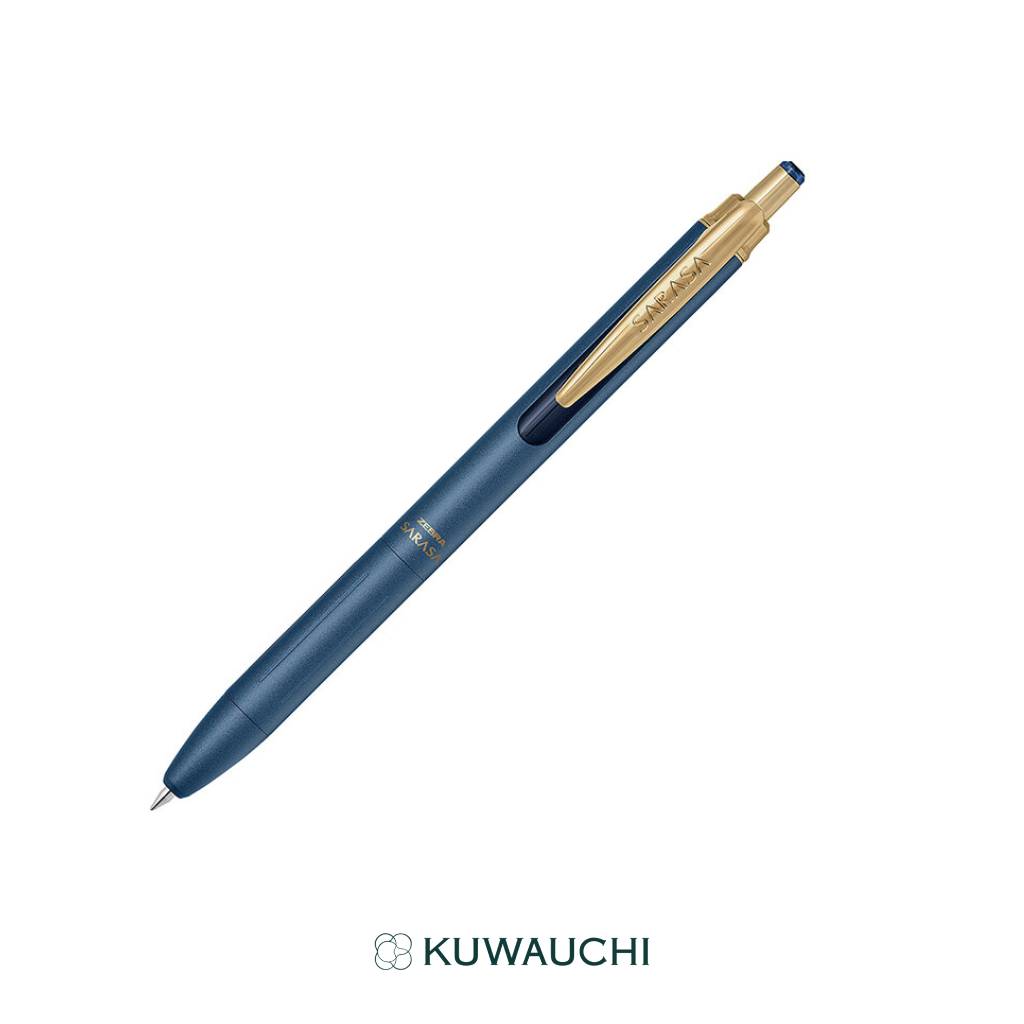 ゼブラ　 ジェルボールペン　サラサグランド0.5ｍｍ　ブルーグレー全体像です。