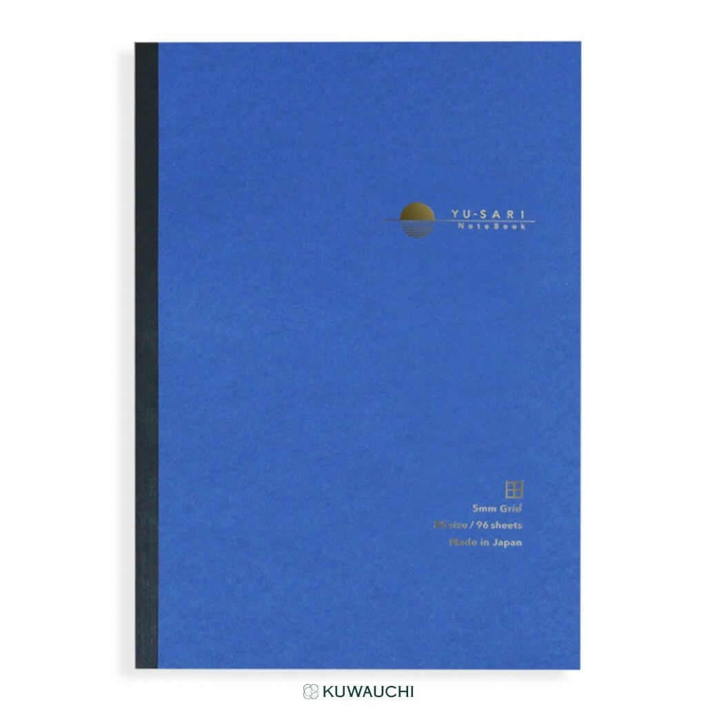 YUY-SARI方眼ノートB5サイズ　全体像です。