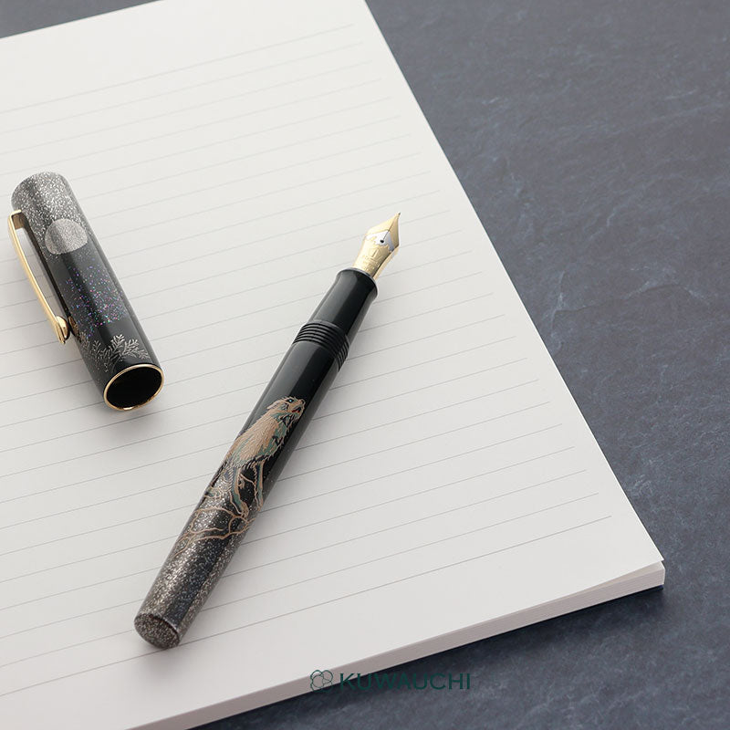【限定品】Namiki 万年筆「狼月」Wolf Moomをノートとともに。