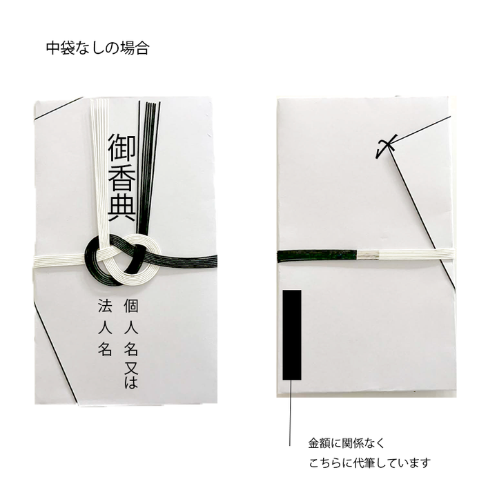文具クワウチが提供する代筆サービス見本です。
