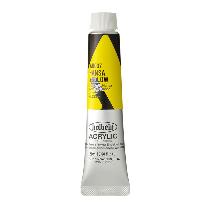 ｱｸﾘﾙ絵具 ｱｸﾘﾘｯｸｶﾗｰ20ml ﾊﾝｻﾞ ｲｴﾛｰ au037