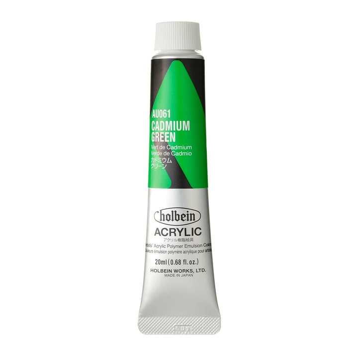 ｱｸﾘﾙ絵具 ｱｸﾘﾘｯｸｶﾗｰ20ml ｶﾄﾞﾐｳﾑ ｸﾞﾘｰﾝ au061