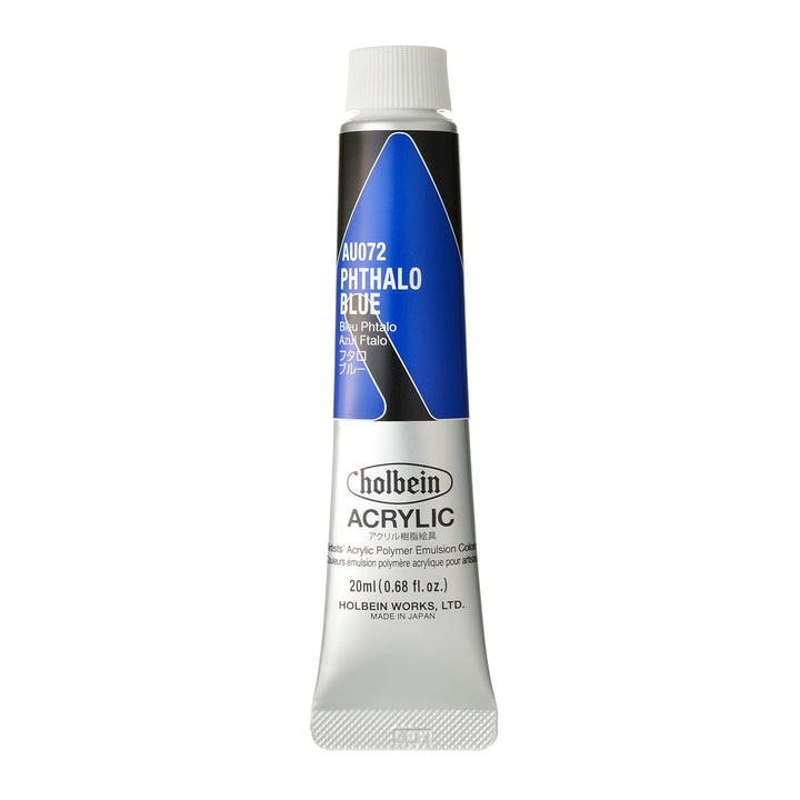 ｱｸﾘﾙ絵具 ｱｸﾘﾘｯｸｶﾗｰ20ml ﾌﾀﾛ ﾌﾞﾙｰ au072