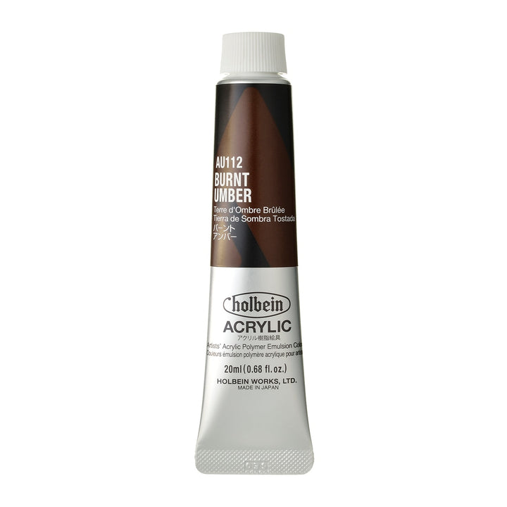ｱｸﾘﾙ絵具 ｱｸﾘﾘｯｸｶﾗｰ20ml ﾊﾞｰﾝﾄ ｱﾝﾊﾞｰ au112