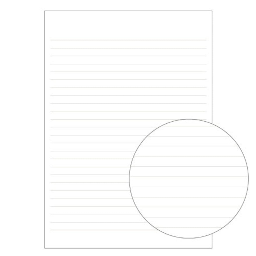 紳士なノート　A5　横罫タイプ詳細です。
