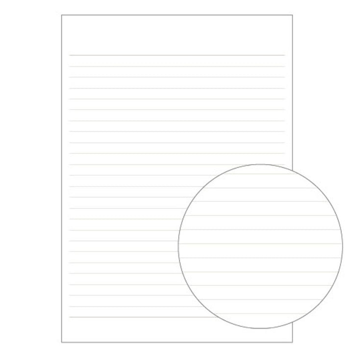 紳士なノート　A5　横罫タイプ詳細です。