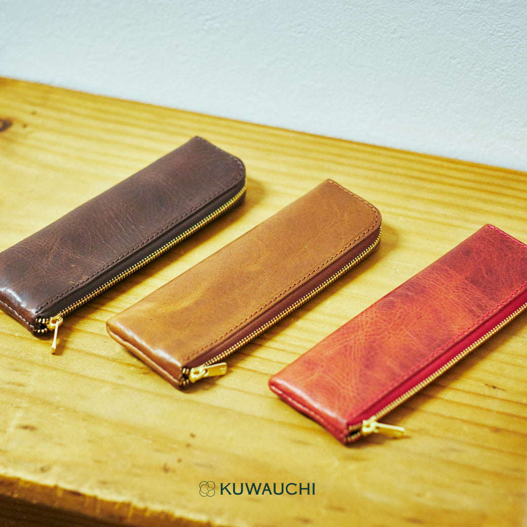 書くことを楽しむためのヴィンテージレザーペンケース – 文具・筆記具