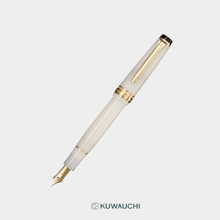 セーラー万年筆　 SHIKIORI ―四季織― 雪月空葉 万年筆 中細字「名月」全体像です。