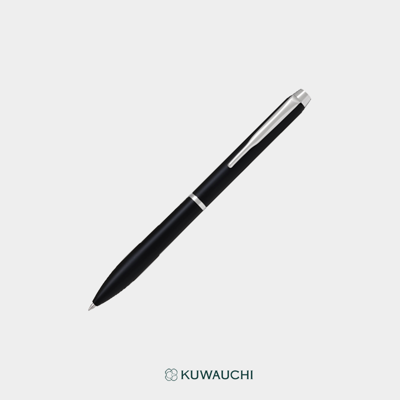 文具クワウチが販売するパイロット　油性ボールペン　エターリンク　0.7ｍｍ　シルバーブラック全体像です。
