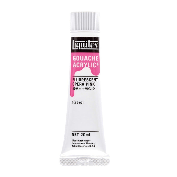 ｶﾞｯｼｭ ｱｸﾘﾘﾘｯｸﾌﾟﾗｽ 20ml 091 蛍光ｵﾍﾟﾗﾋﾟﾝｸ