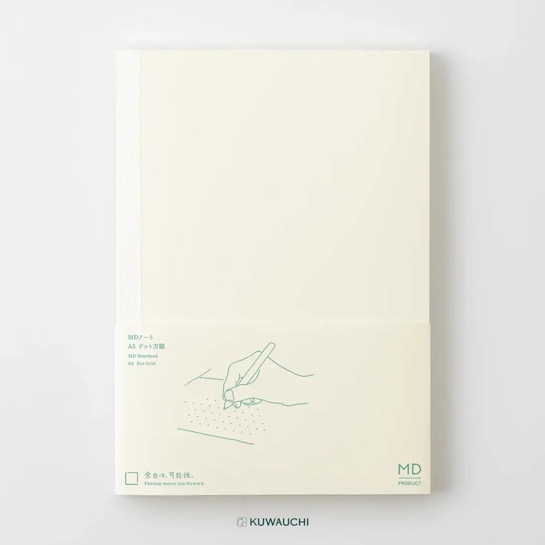 文具クワウチが販売するMDノートA5サイズ全体像です。